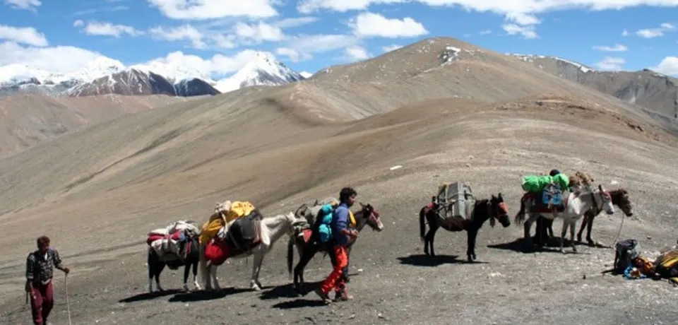 Kharnak Rupshu to Markha valley